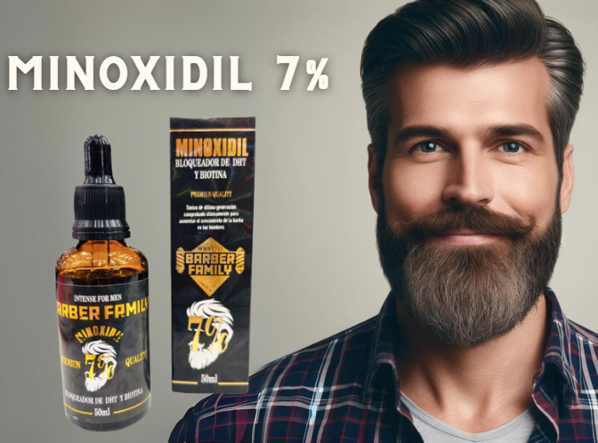 Minoxidil De Barber Family Para Estimular El Crecimiento Del Cabello